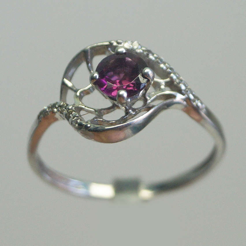 Unique handmade silver ring
