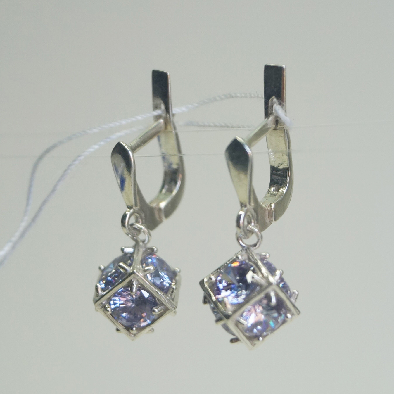 Unique handmade silver earrings